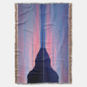 デスバレー国立公園夜明けのバドウォーター スローブランケット (正面縦)