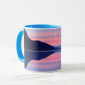 デスバレー国立公園夜明けのバドウォーター マグカップ (正面左)