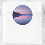 デスバレー国立公園夜明けのバドウォーター ラウンドシール (バッグ)