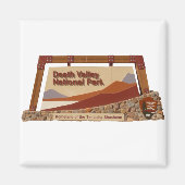 デスバレー国立公園標識 マグネット (正面)