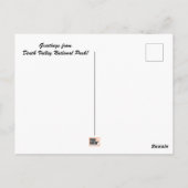 デスバレー国立公園葉書 ポストカード (裏面)