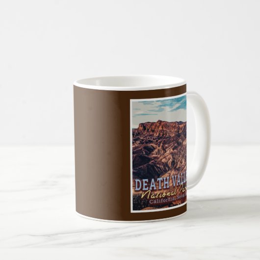 デスバレー国立公園 – カリフォルニア – ネバダ コーヒーマグカップ (正面右)