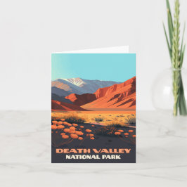 デスバレー国立公園 カリフォルニア ポピー 招待状