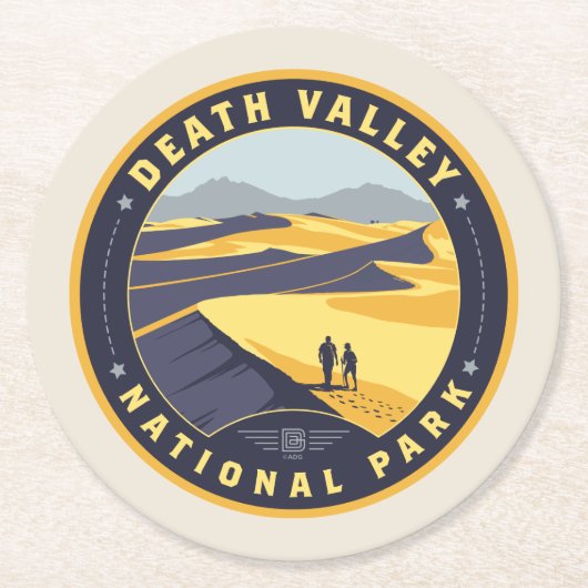 デスバレー国立公園 ラウンドペーパーコースター (正面)