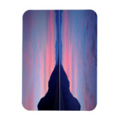 デスバレー国立公園。夜明けのバドウォーター マグネット (縦)