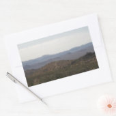 デスバレー国立公園 長方形シール (封筒)