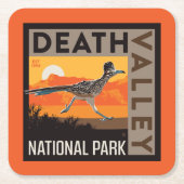 デスバレー国立公園 | Roadrunner スクエアペーパーコースター (正面)