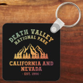 デスバレー国立公園USAグラデーション キーホルダー (裏面)