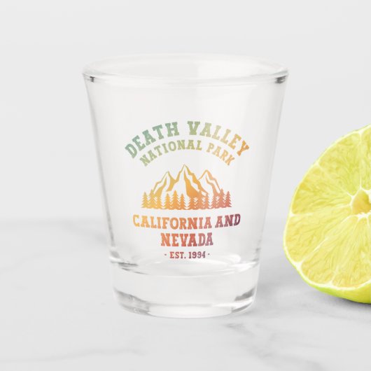 デスバレー国立公園USAグラデーション ショットグラス (正面)