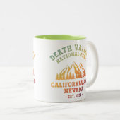 デスバレー国立公園USAグラデーション ツートーンマグカップ (正面右)