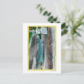 デスバレー国立記念碑の悪水 ポストカード (スタンド正面)