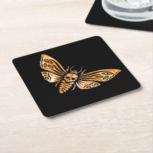 デスヘッドモス スクエアペーパーコースター (アングル)