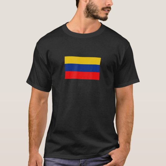 デスペイトコロンビア国旗コロンビアデザイン Tシャツ (正面)