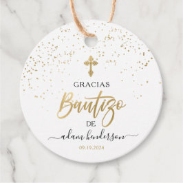 デスペインのバウティゾグラシアス金ゴールド フェイバータグ