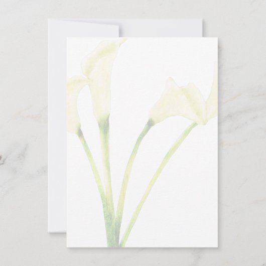 デスペディスペインのダソルテラフローレス、ブライダルシャワー 招待状 (裏面)