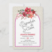 デスペディダデソルテラインビタシオンフロレスデオトニョ 招待状 (正面)