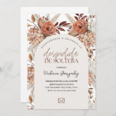 デスペディダデソルテラボホフローラ 招待状 (正面/裏面)