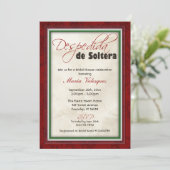 デスペディダデソルテラメキシコテーマブライダルシャワー 招待状 (スタンド正面)