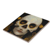 デスマスクファンタジーSci-Fiアート タイル (側面)