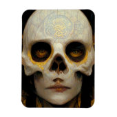 デスマスクファンタジーSci-Fiアート マグネット (縦)