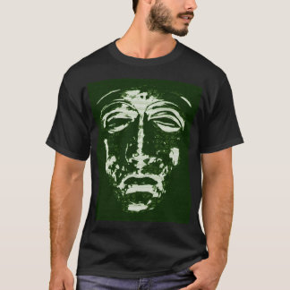 デスマスク(デジタルグリーン) Tシャツ