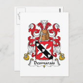 デスマレ家紋 ポストカード (正面/裏面)