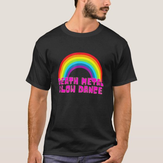デスメタルスローダンスレインボー Tシャツ (正面)