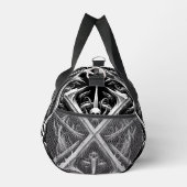 デスメタルヘッドバンガー – ヘビーメタルメタルメタルヘッド ダッフルバッグ (右)