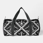 デスメタルヘッドバンガー – ヘビーメタルメタルメタルヘッド ダッフルバッグ (裏面)