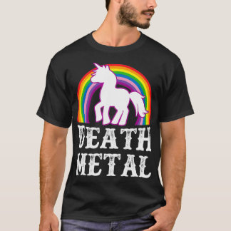 デスメタルユニコーン必須 Tシャツ