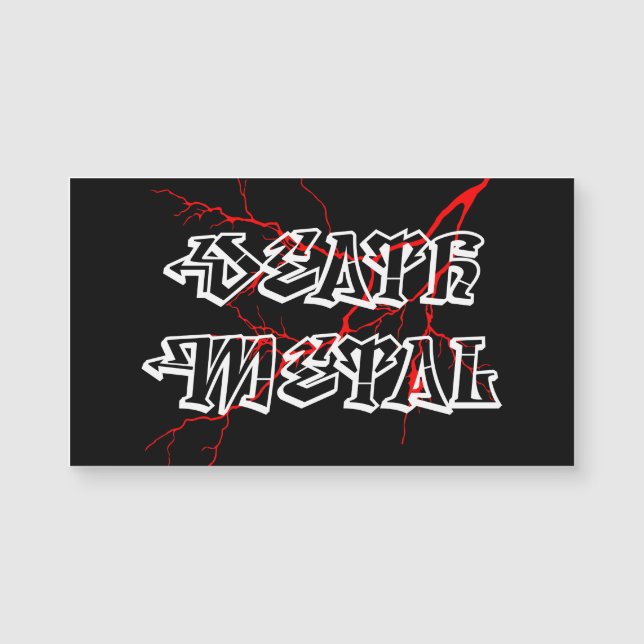 デスメタルラベル (正面)