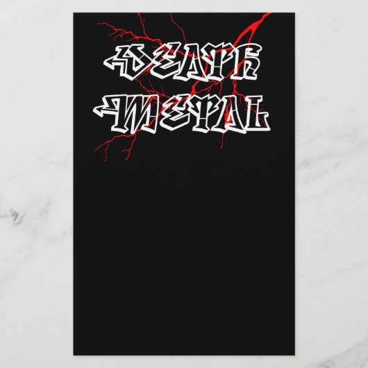 デスメタルラベル チラシ (正面)