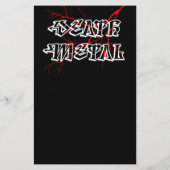 デスメタルラベル チラシ (裏面)