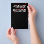 デスメタルラベル チラシ (ハンドル)