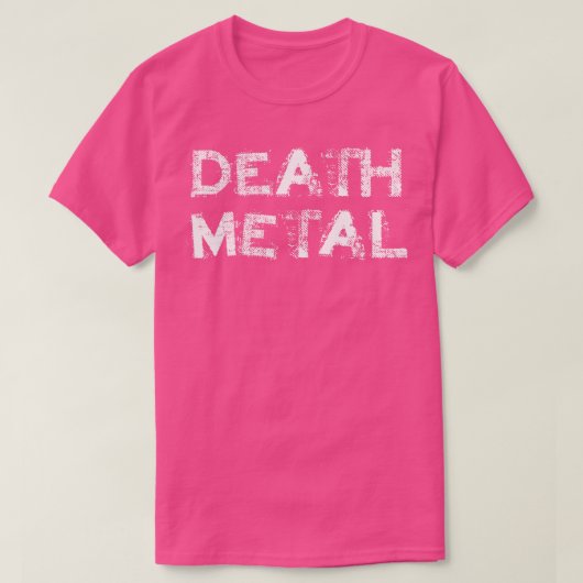 デスメタルラベル Tシャツ (デザイン正面)