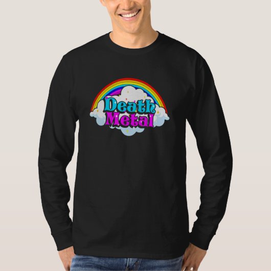 デスメタルレインボーテーマ Tシャツ (正面)