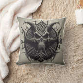 デスメタルロゴティー クッション (ブランケット)
