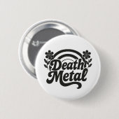 デスメタル 缶バッジ (正面&裏面)
