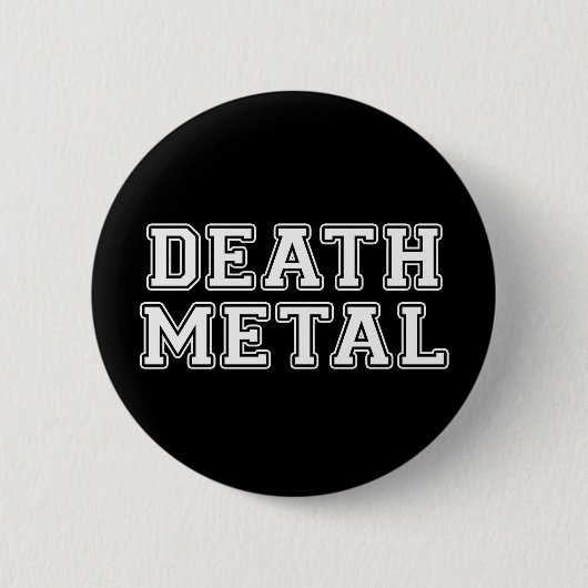 デスメタル 缶バッジ (正面)
