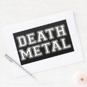デスメタル 長方形シール (封筒)