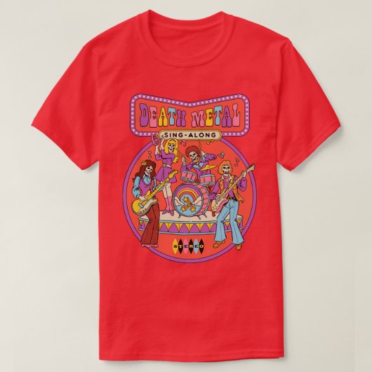 デスメタルSingAlong Tシャツ (デザイン正面)