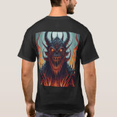 デスメタルtシャツ。 tシャツ (裏面)