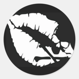 デスラウンドステッカーのキス ラウンドシール