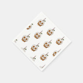 デスリースイートキャラメルアップルスカル スタンダードカクテルナプキン (角)