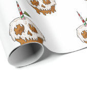 デスリースイートキャラメルアップルスカル ラッピングペーパー (ロールコーナー)