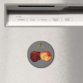 デスリースウィートさくらんぼスカル磁石 マグネット (インサイチュ (食洗機))