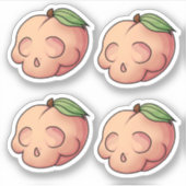 デスリースウィートスカルピーチ シール (正面)