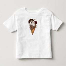 デスリー・スイート・クラシック・ドクロ・アイス トドラーTシャツ