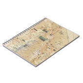 デスヴァレーの地図のノート ノートブック (左側)