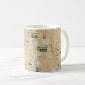 デスヴァレーの地図のマグ コーヒーマグカップ (正面右)